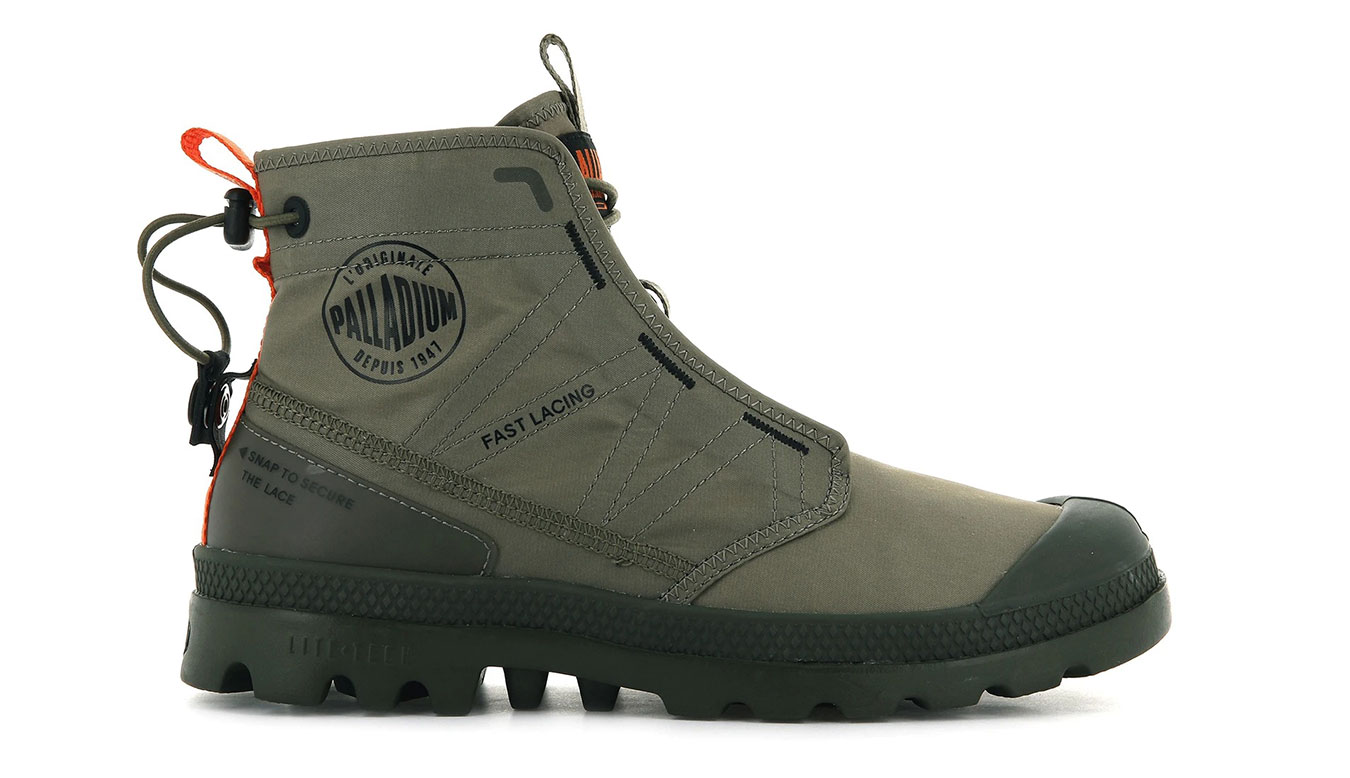 Palladium Pampa Travel Lite Dusky Green - Οι άνδρες - Παπούτσια Palladium - Πράσινος - 77039-308-M - Μέγεθος: 37