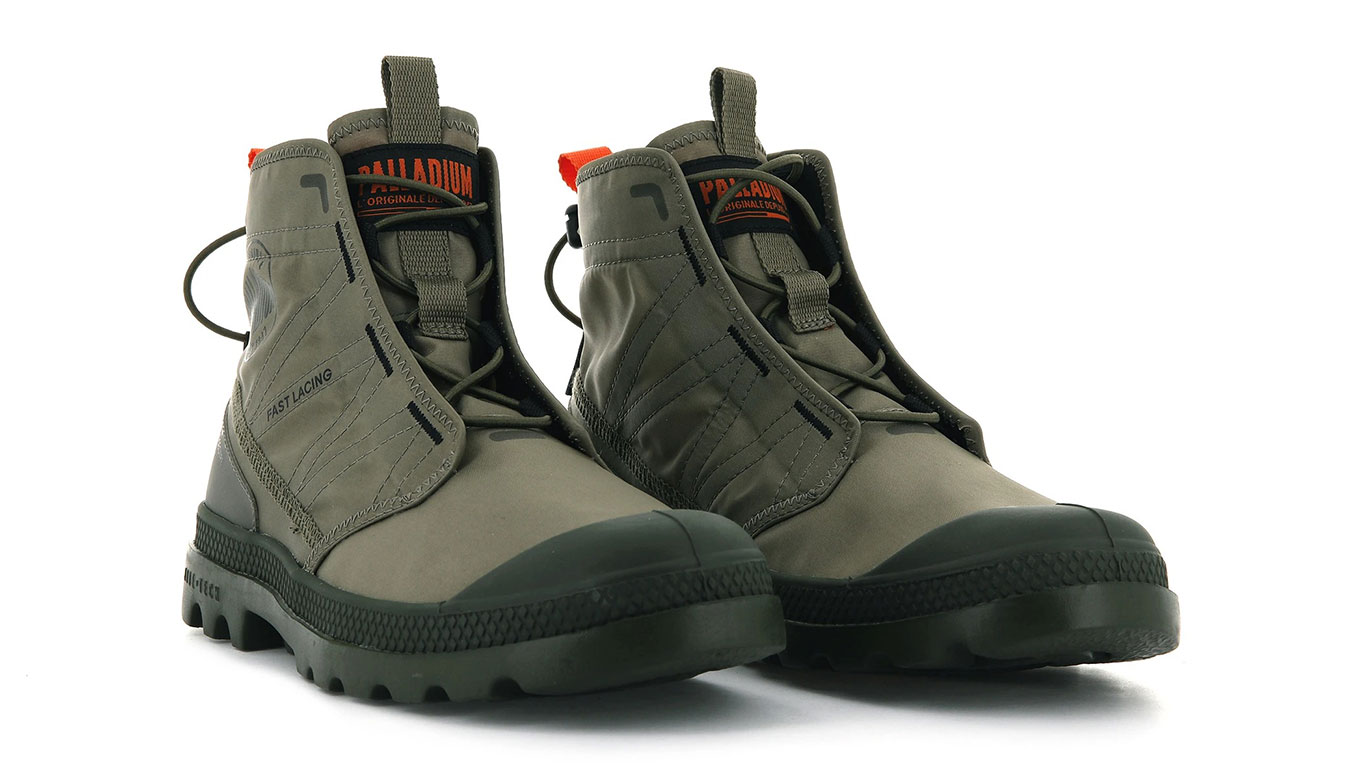 Palladium Pampa Travel Lite Dusky Green - Οι άνδρες - Παπούτσια Palladium - Πράσινος - 77039-308-M - Μέγεθος: 37