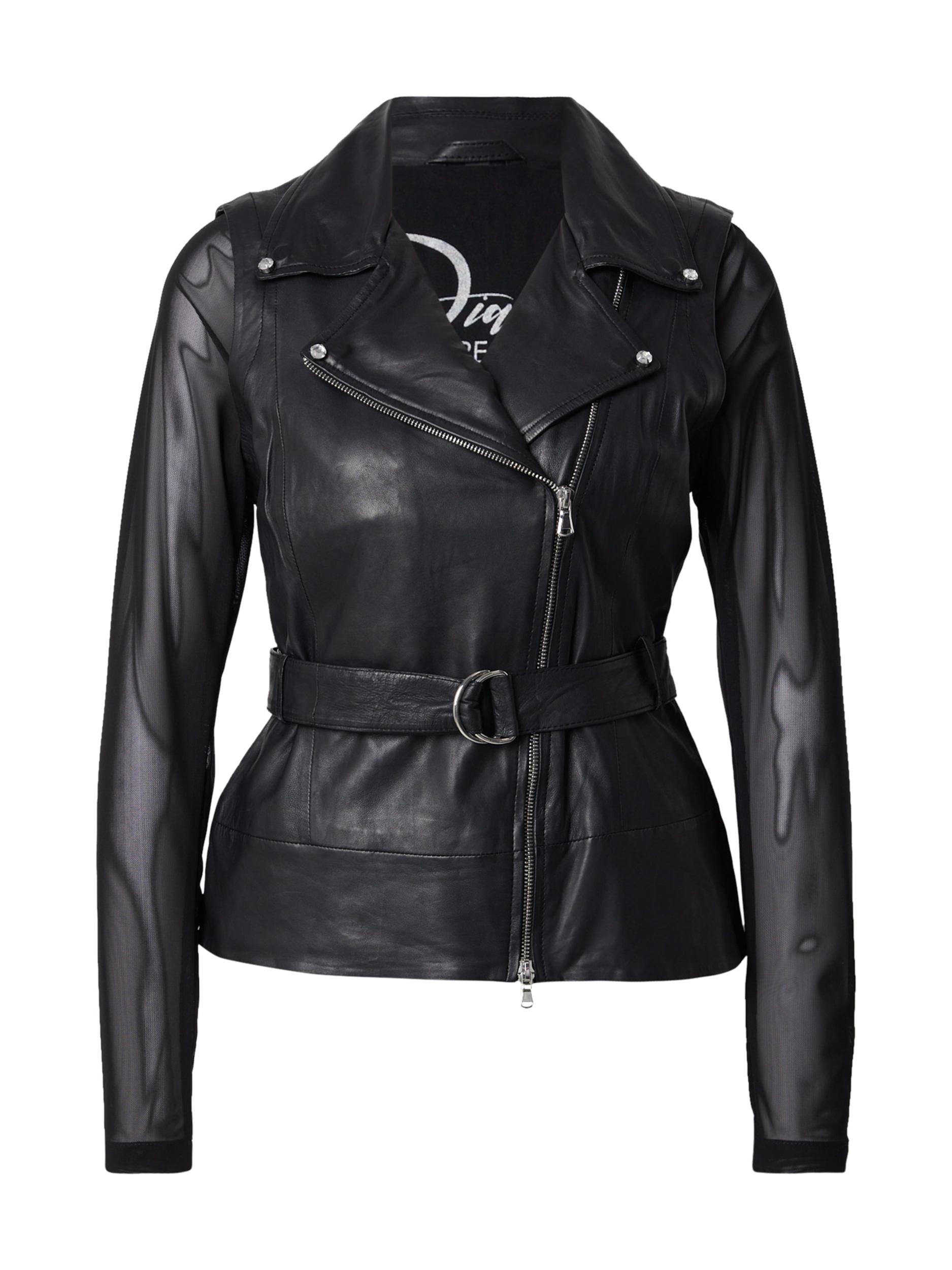 FREAKY NATION Φθινοπωρινό και ανοιξιάτικο μπουφάν 'Party Love' μαύρο