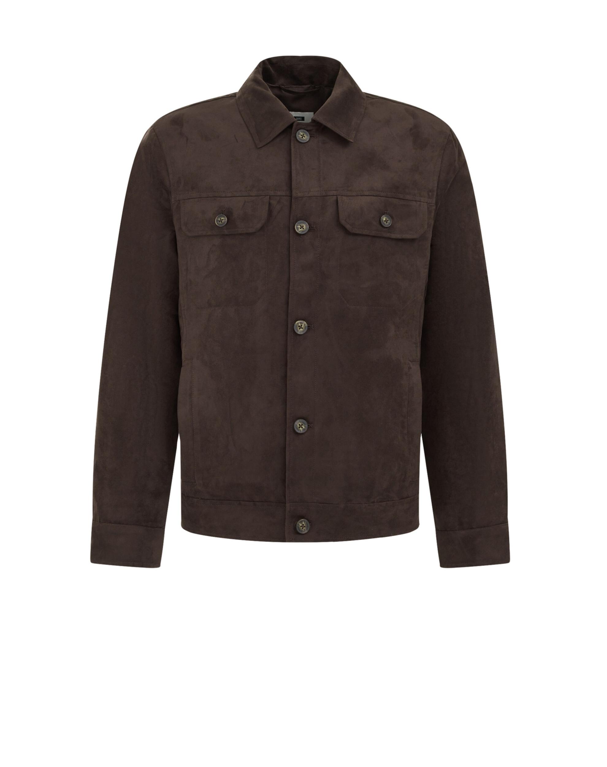 WE Fashion Φθινοπωρινό και ανοιξιάτικο μπουφάν σκούρο καφέ