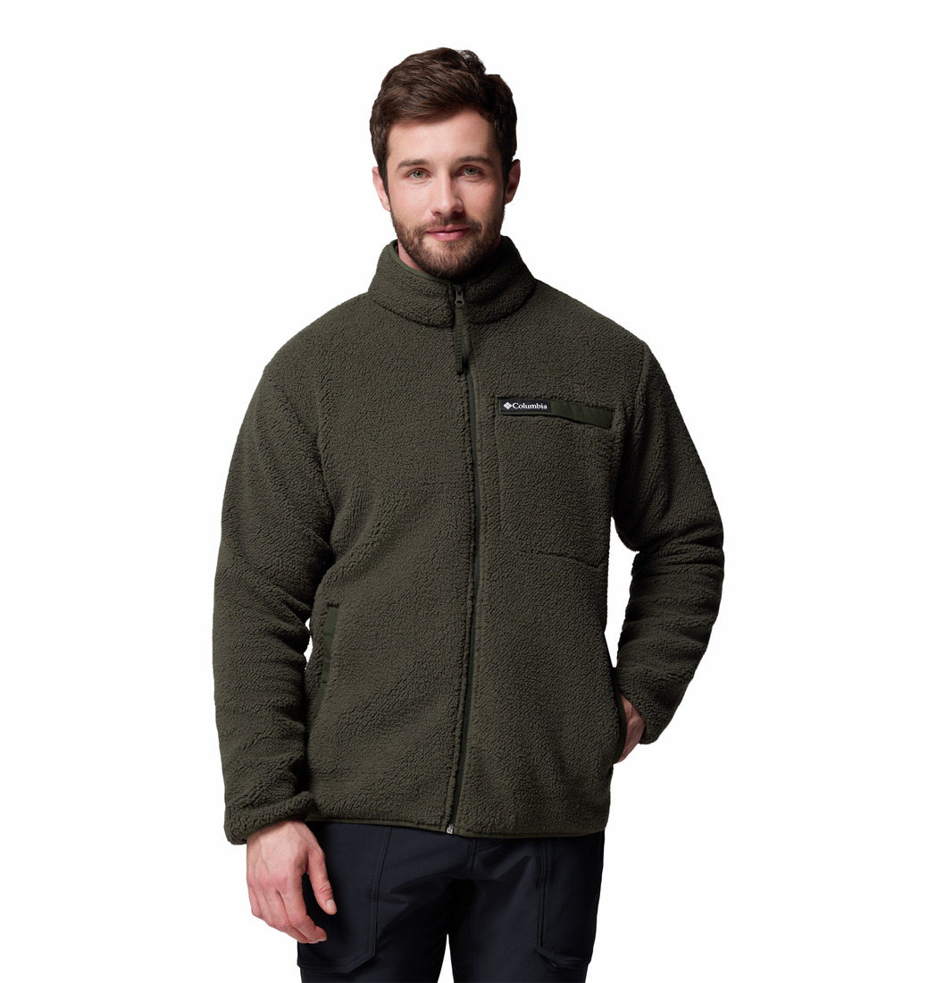 Columbia Ανδρική Ζακέτα Rugged Ridge Full Zip Sherpa Fleece Jacket 2135481-366 Πράσινο