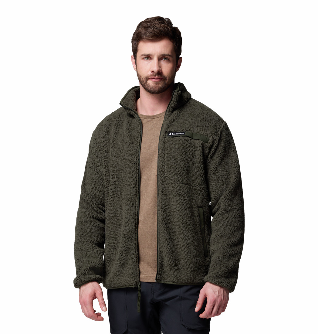 Columbia Ανδρική Ζακέτα Rugged Ridge Full Zip Sherpa Fleece Jacket 2135481-366 Πράσινο