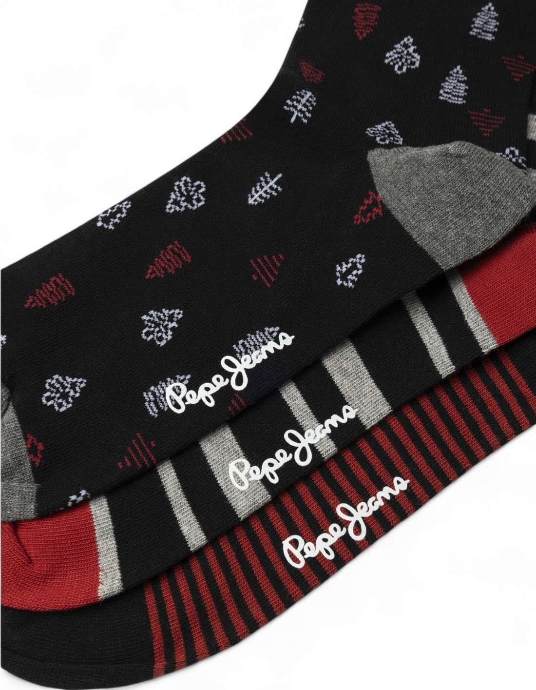 Pepe Jeans - PMU130072-999 - Xmas Tree CR 3P - Κάλτσες