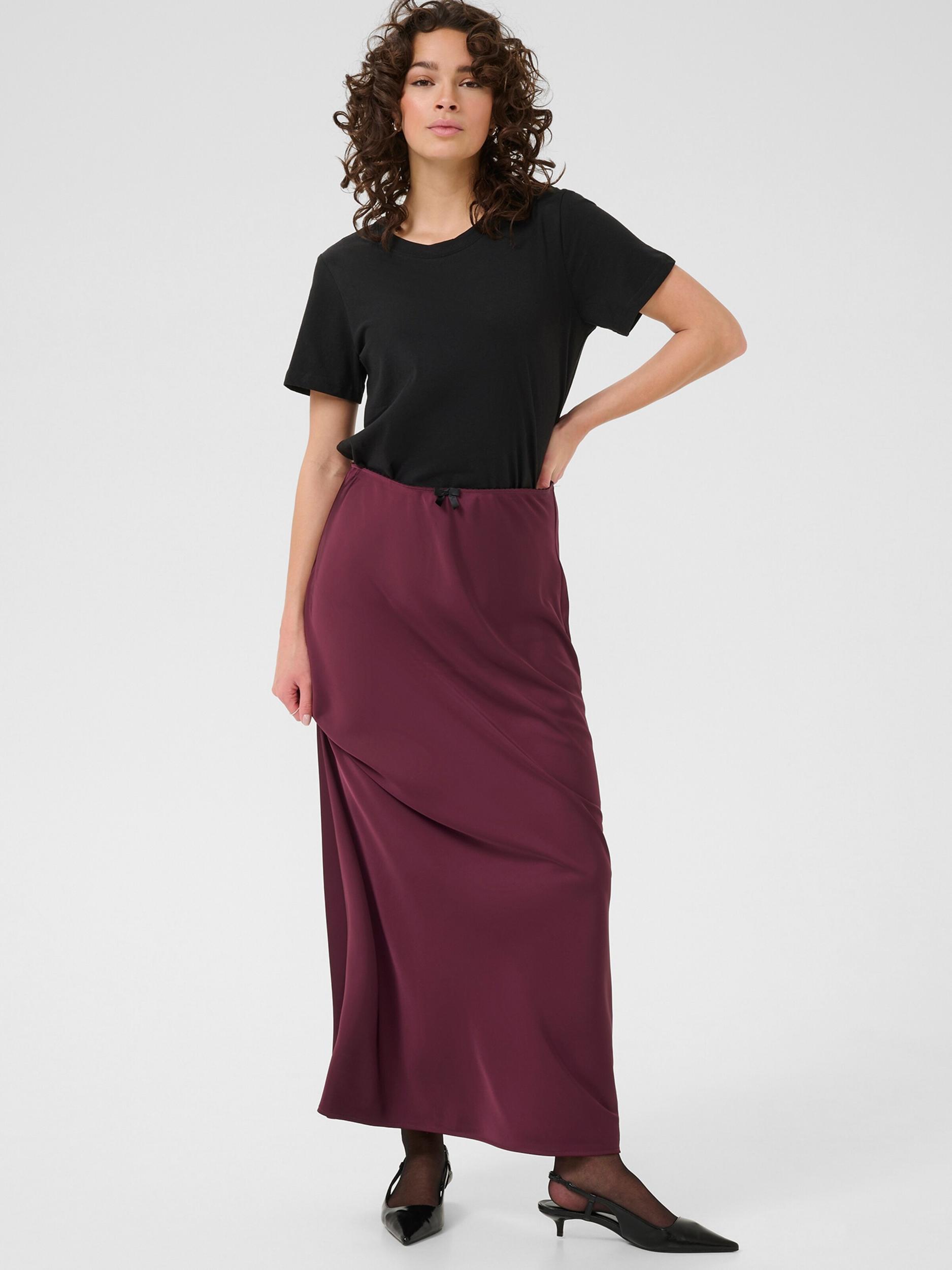 Kaffe Φούστα 'Ahill' βουργουνδί