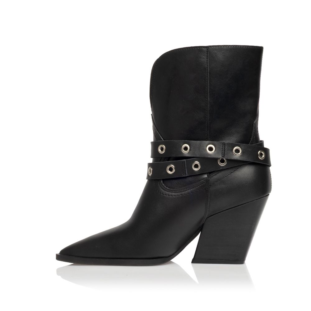 SANTE Day2Day Booties 25-554 Μαύρο