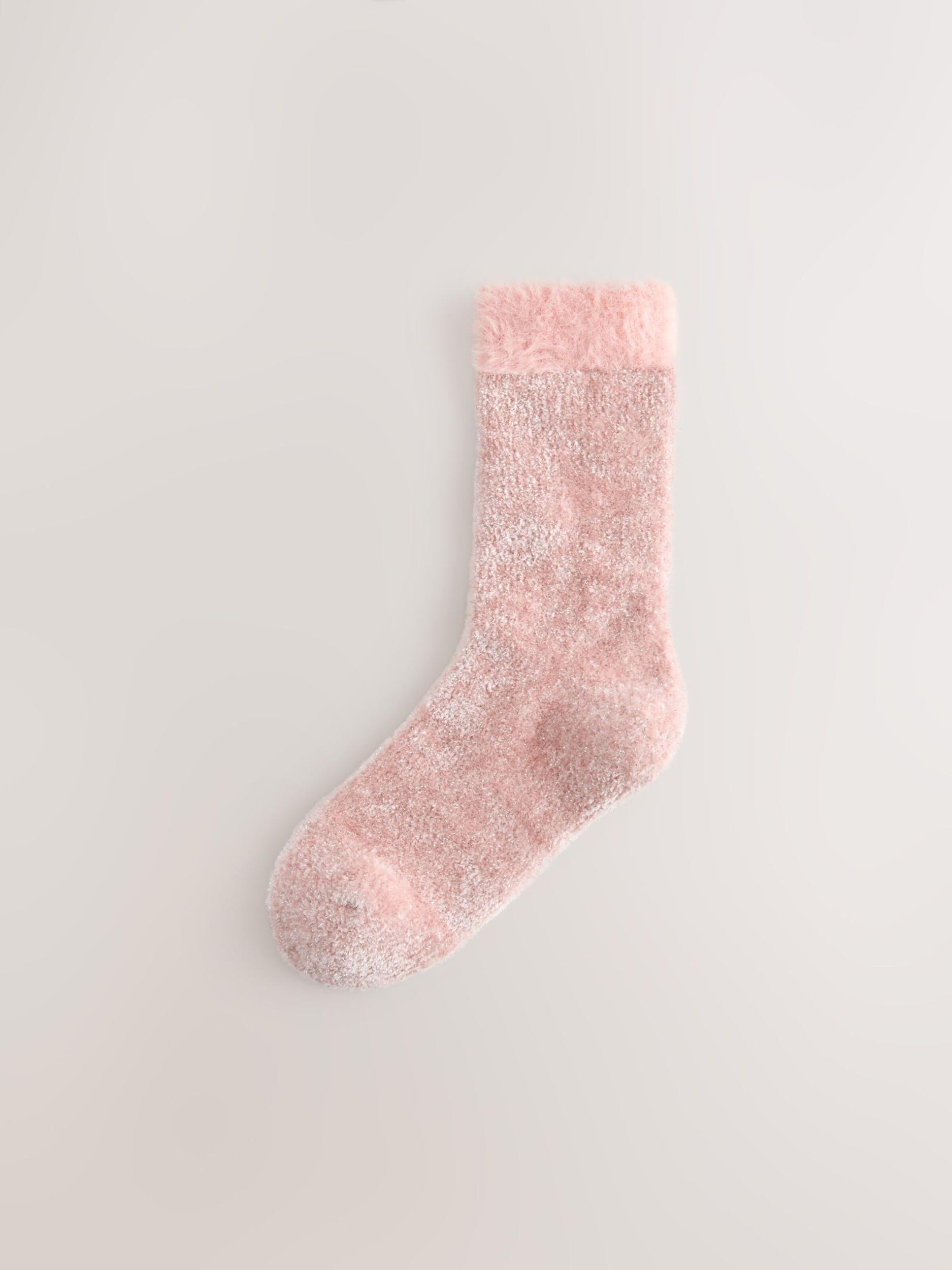 Next Κάλτσες γκρι / ρόδινο