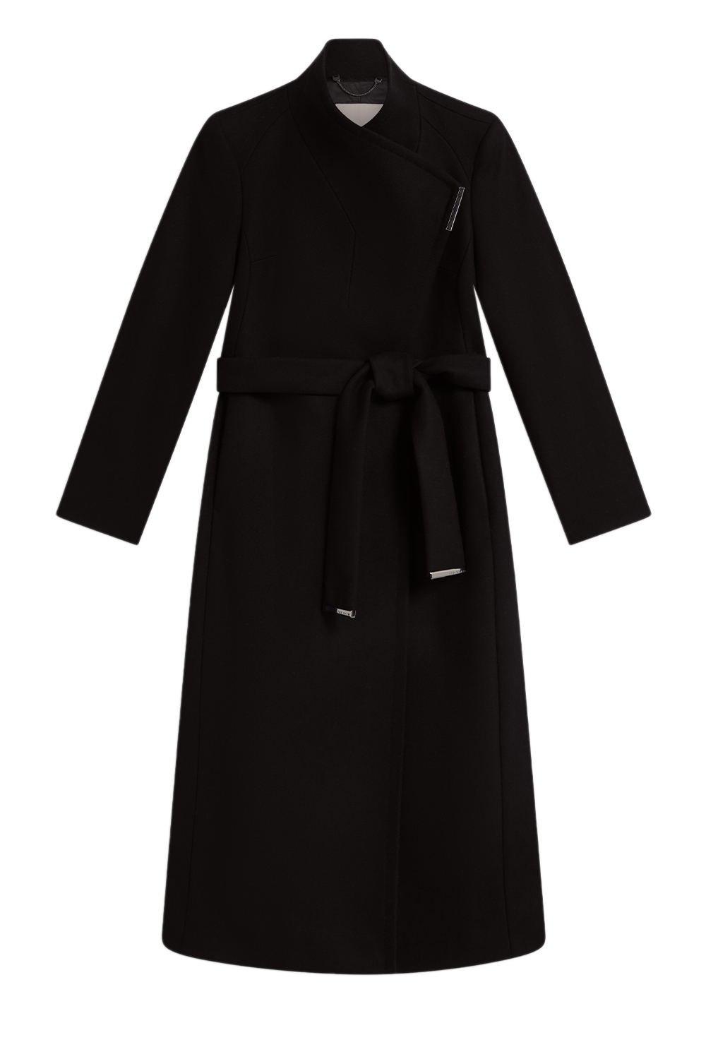 TED BAKER Παλτο Rose Mid Lengthed Wool Wrap 282071 black