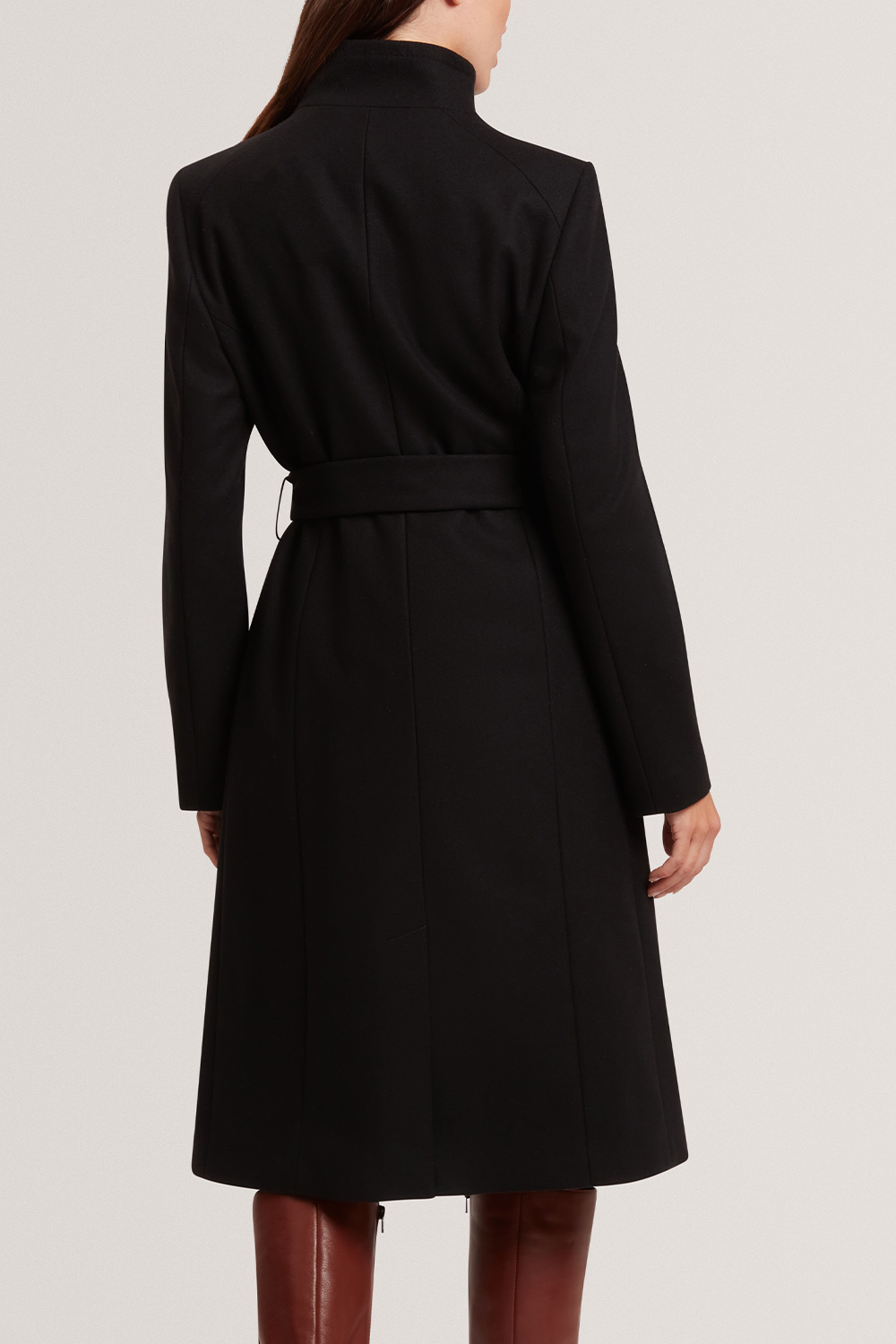 TED BAKER Παλτο Rose Mid Lengthed Wool Wrap 282071 black