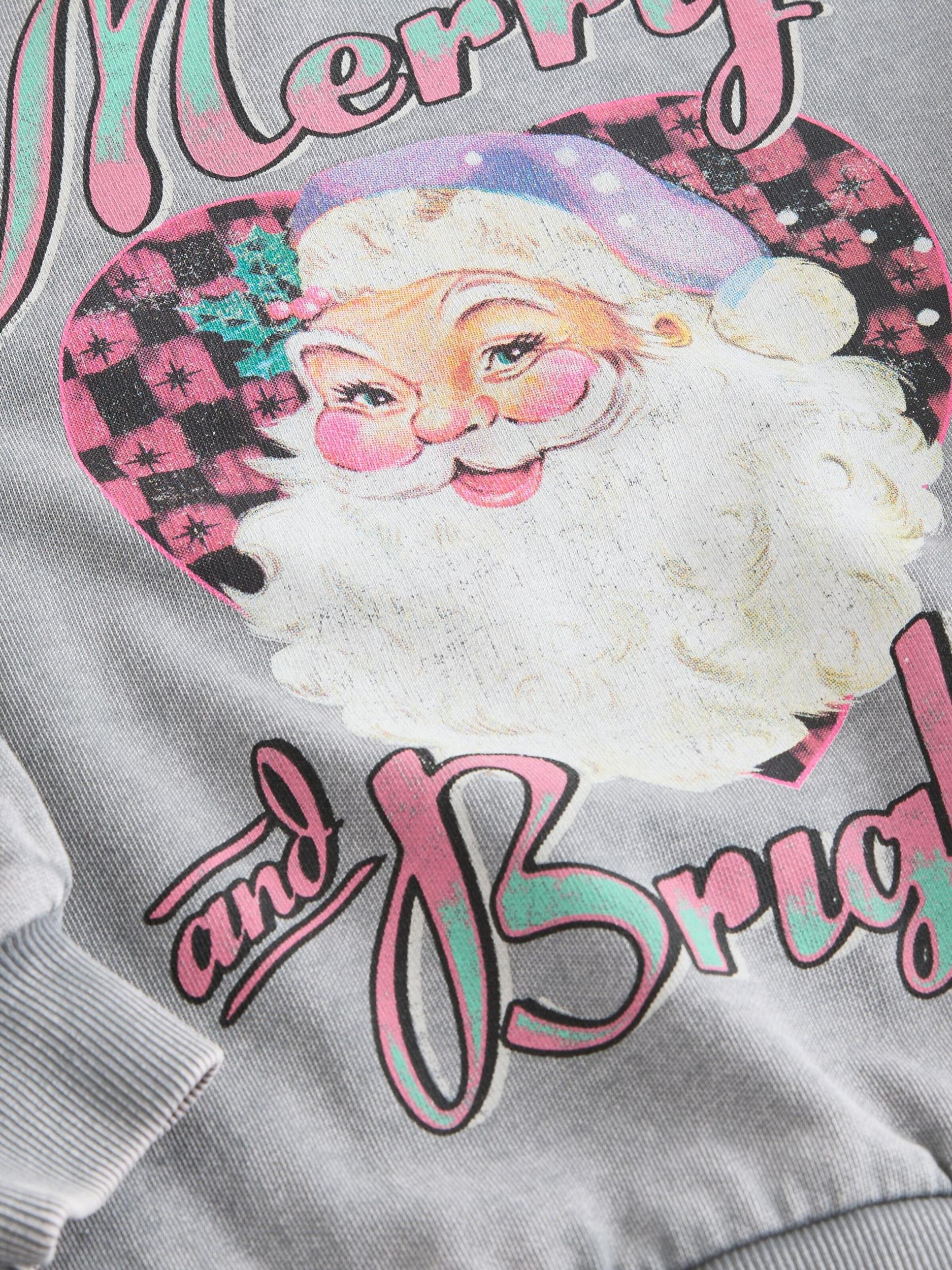 Next Μπλούζα φούτερ γκρι / μέντα / πασχαλιά / ροζ