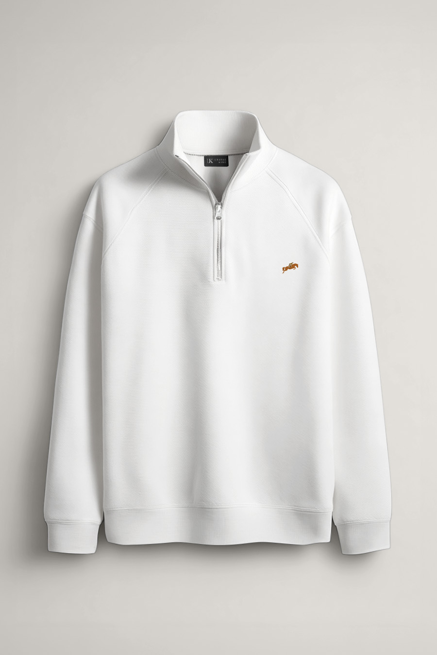 UnitedKind Horse Jumping Minimal, Φούτερ σε Λευκό Χρώμα