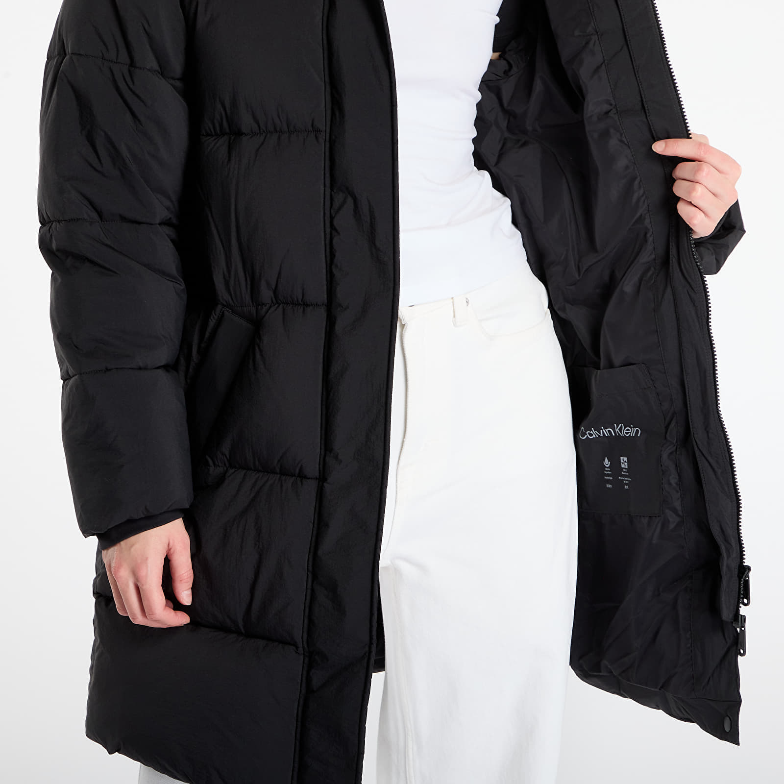 Παλτό Calvin Klein Jeans Belted Midweight Coat Black L