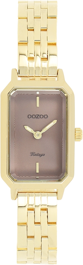 OOZOO Vintage - C20428, Gold case with Stainless Steel Bracelet