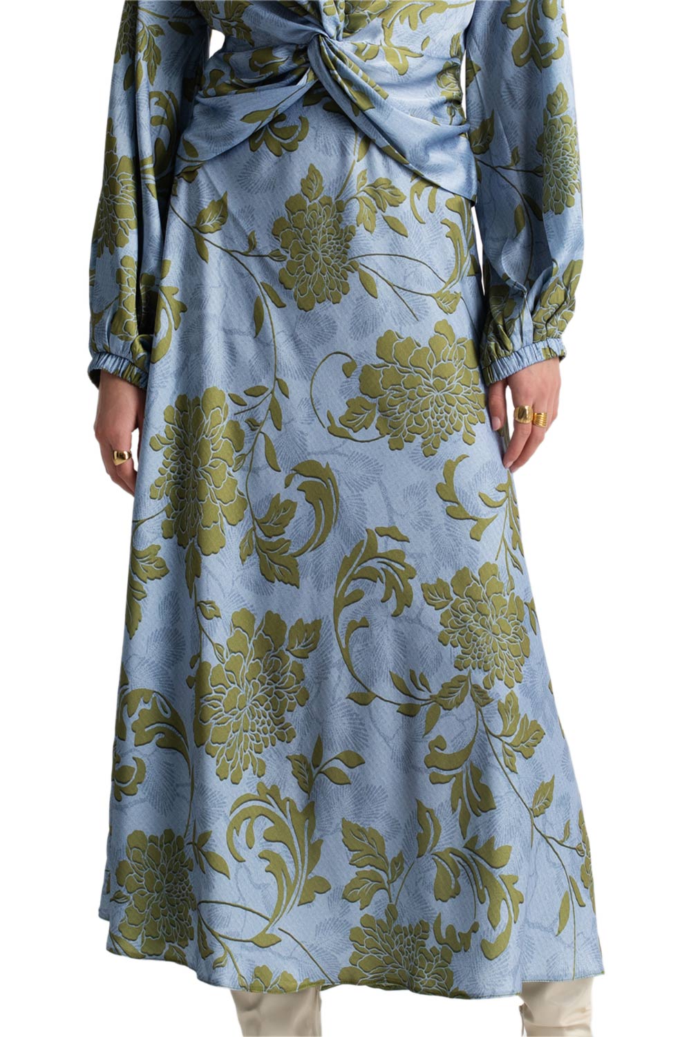 MOUTAKI Φουστα 25.02.101 light blue