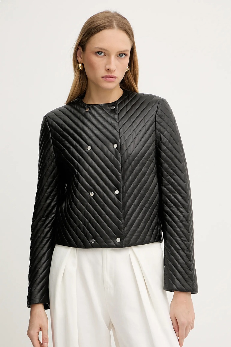 Δερμάτινο μπουφάν BOSS Bashinah