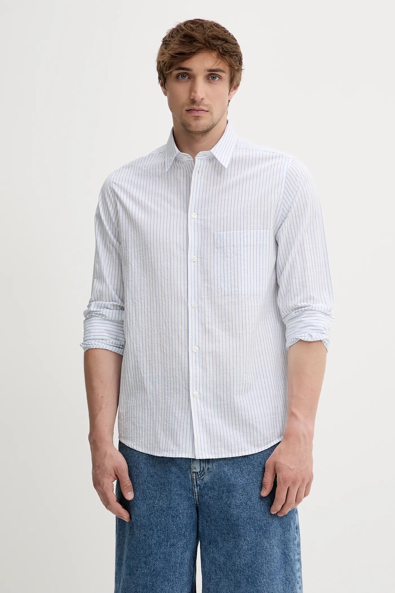 Βαμβακερό πουκάμισο Samsoe Samsoe SARYAN