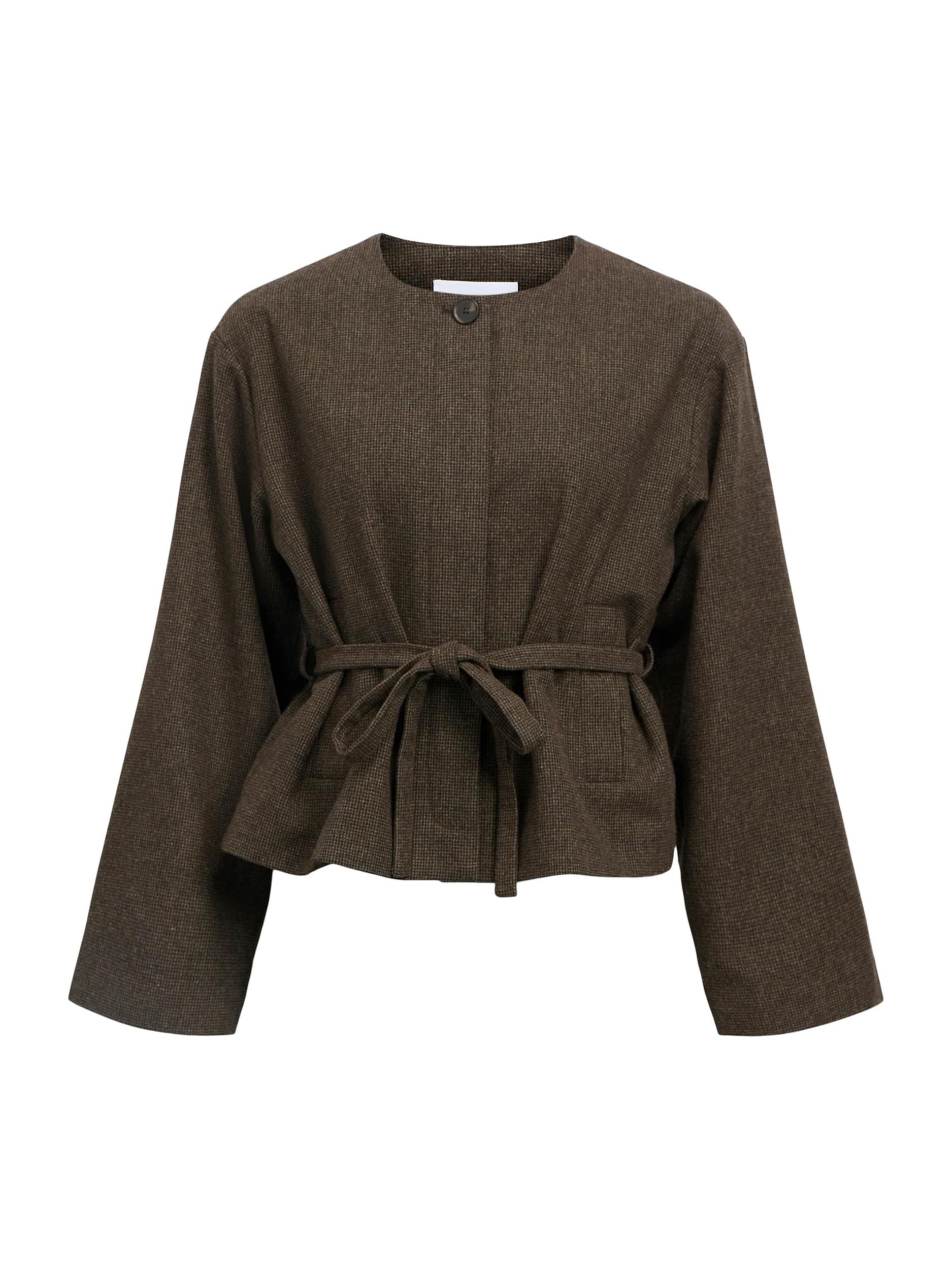 OBJECT Φθινοπωρινό και ανοιξιάτικο μπουφάν 'OBJDarla' σοκολατί