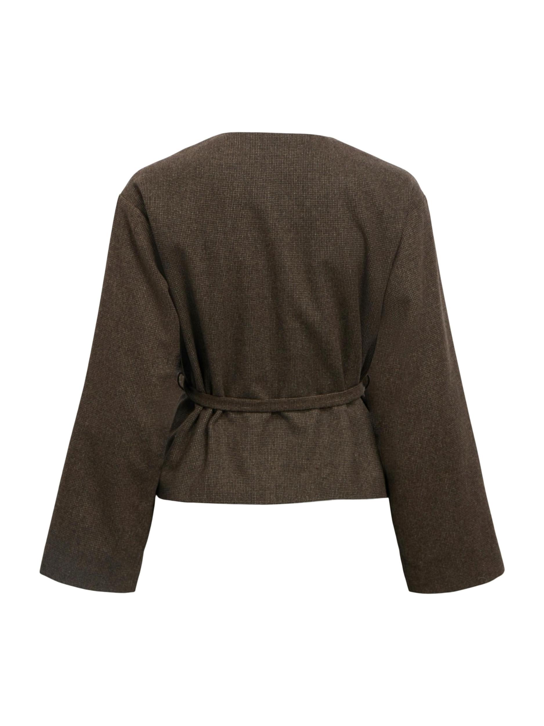 OBJECT Φθινοπωρινό και ανοιξιάτικο μπουφάν 'OBJDarla' σοκολατί