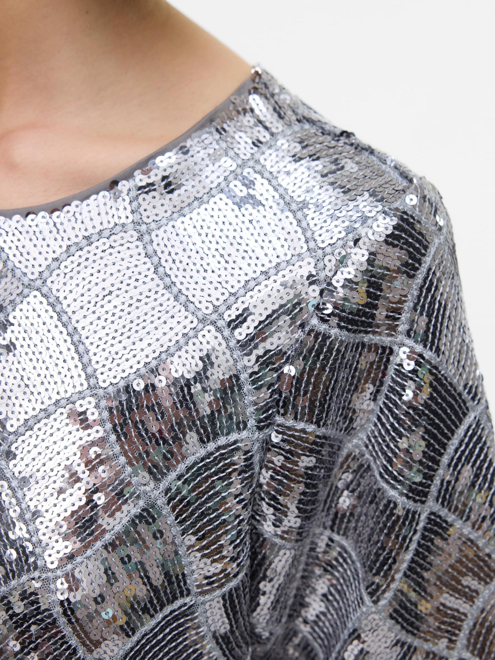 VERO MODA Μπλούζα γκρι / ασημόγκριζο