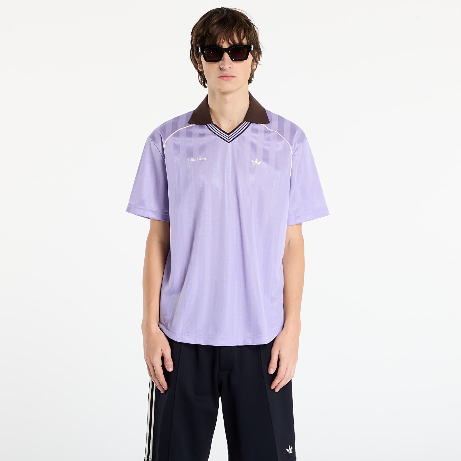 adidas Originals T-shirt adidas x Wales Bonner Football T-Shirt UNISEX Light Purple S