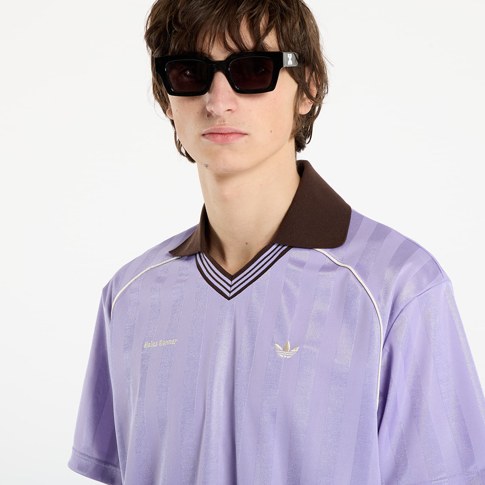 adidas Originals T-shirt adidas x Wales Bonner Football T-Shirt UNISEX Light Purple S