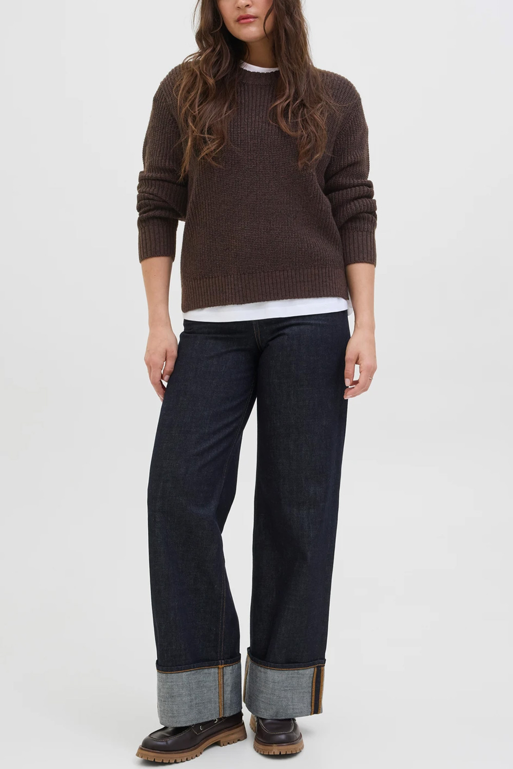JJXX Πουλοβερ Jxglobal Crew Neck Knit 12288012 19-0840 TCX delicioso