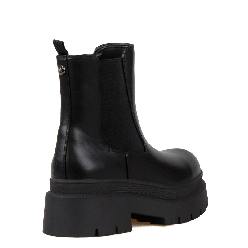Μαύρο Biker Μποτάκι Envie Chunky Chelsea Boots E12-22153-34