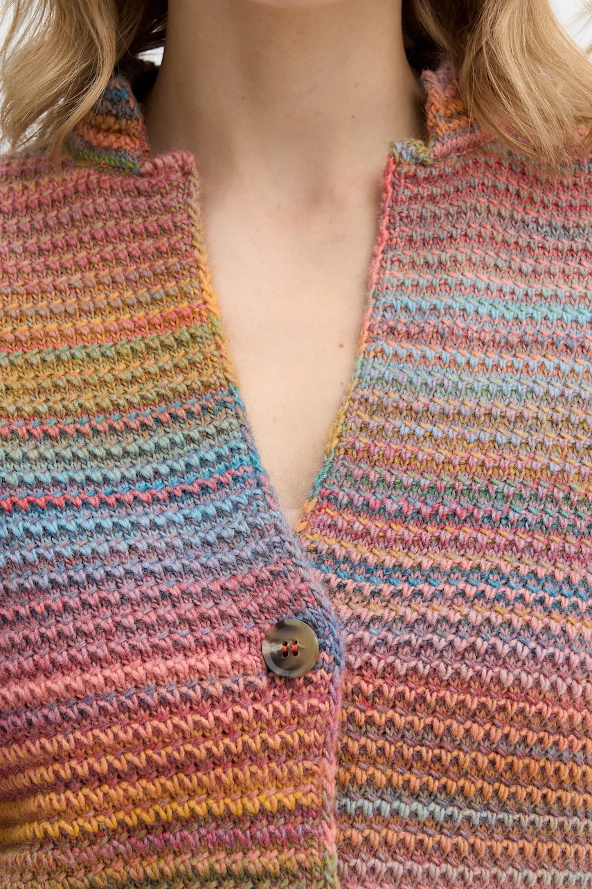 Ζακέτα με προσθήκη μαλλιού United Colors of Benetton