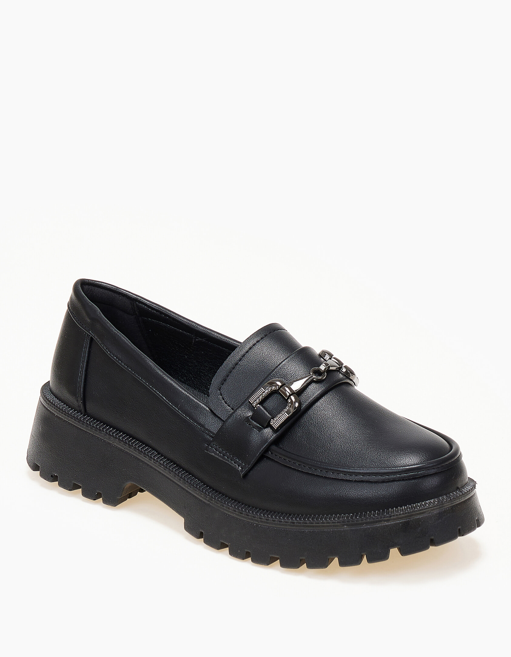 issue Loafers με διακοσμητική αγκράφα - Μαύρο - 032012