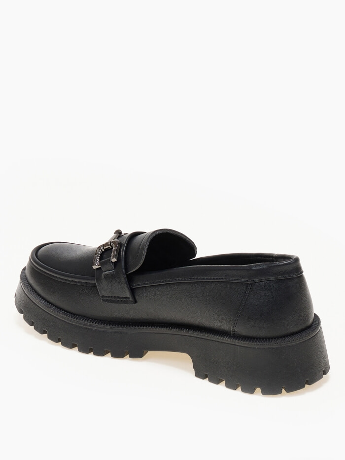 issue Loafers με διακοσμητική αγκράφα - Μαύρο - 032012