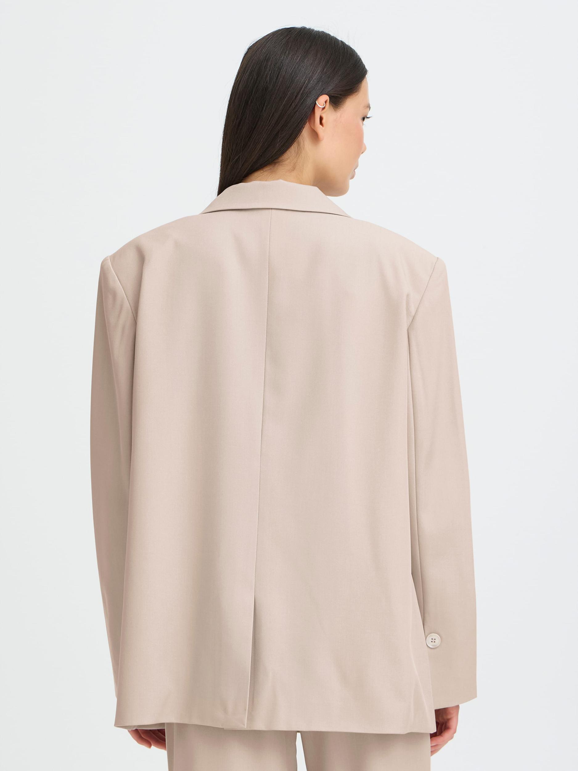 ICHI Μπλέιζερ 'IHFAVA' γκριζομπέζ