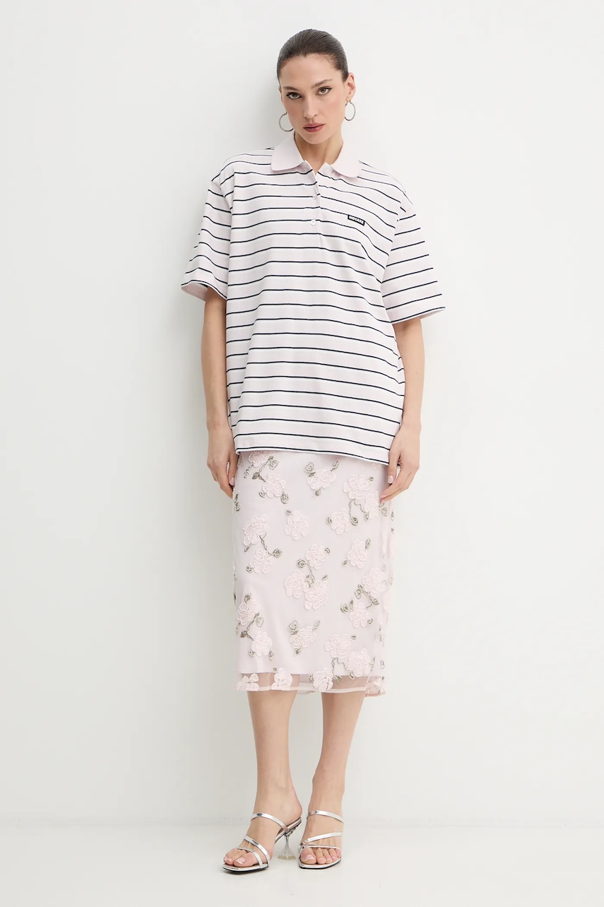 Βαμβακερό μπλουζάκι πόλο Rotate