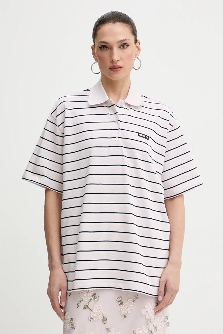 Βαμβακερό μπλουζάκι πόλο Rotate