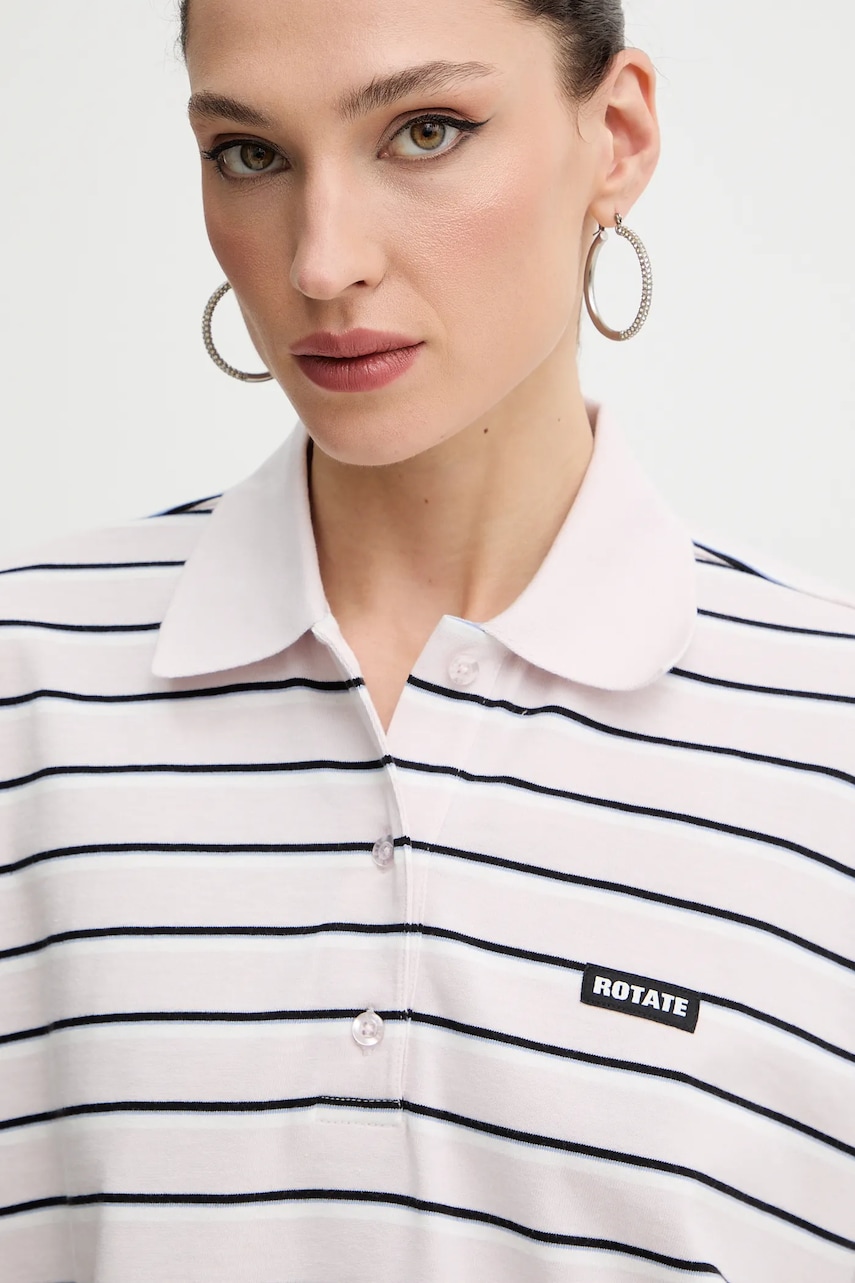 Βαμβακερό μπλουζάκι πόλο Rotate