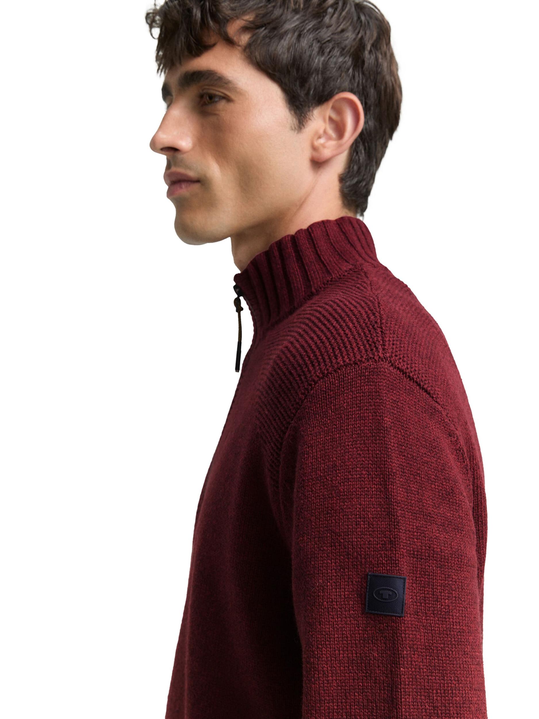 TOM TAILOR Πουλόβερ μπορντό