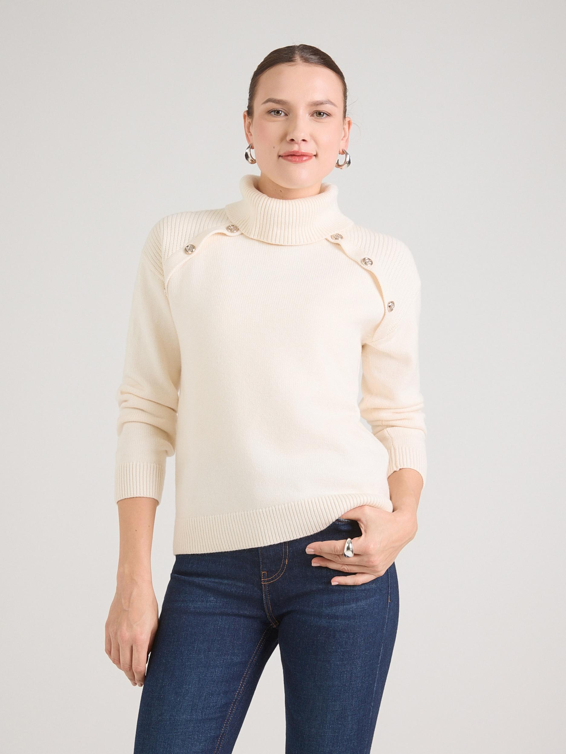 Morgan Πουλόβερ '252-MILITY' κρεμ