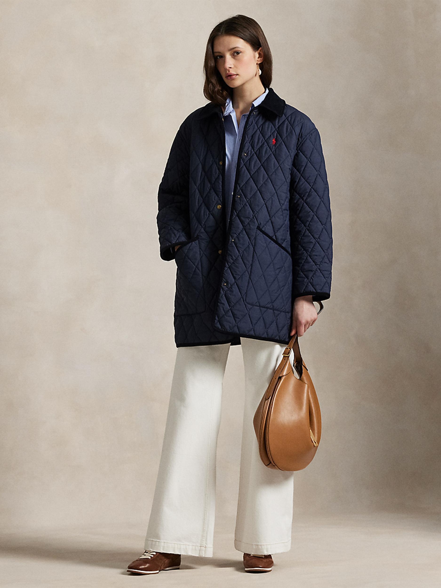 Polo Ralph Lauren Ανοιξιάτικο και φθινοπωρινό παλτό ναυτικό μπλε