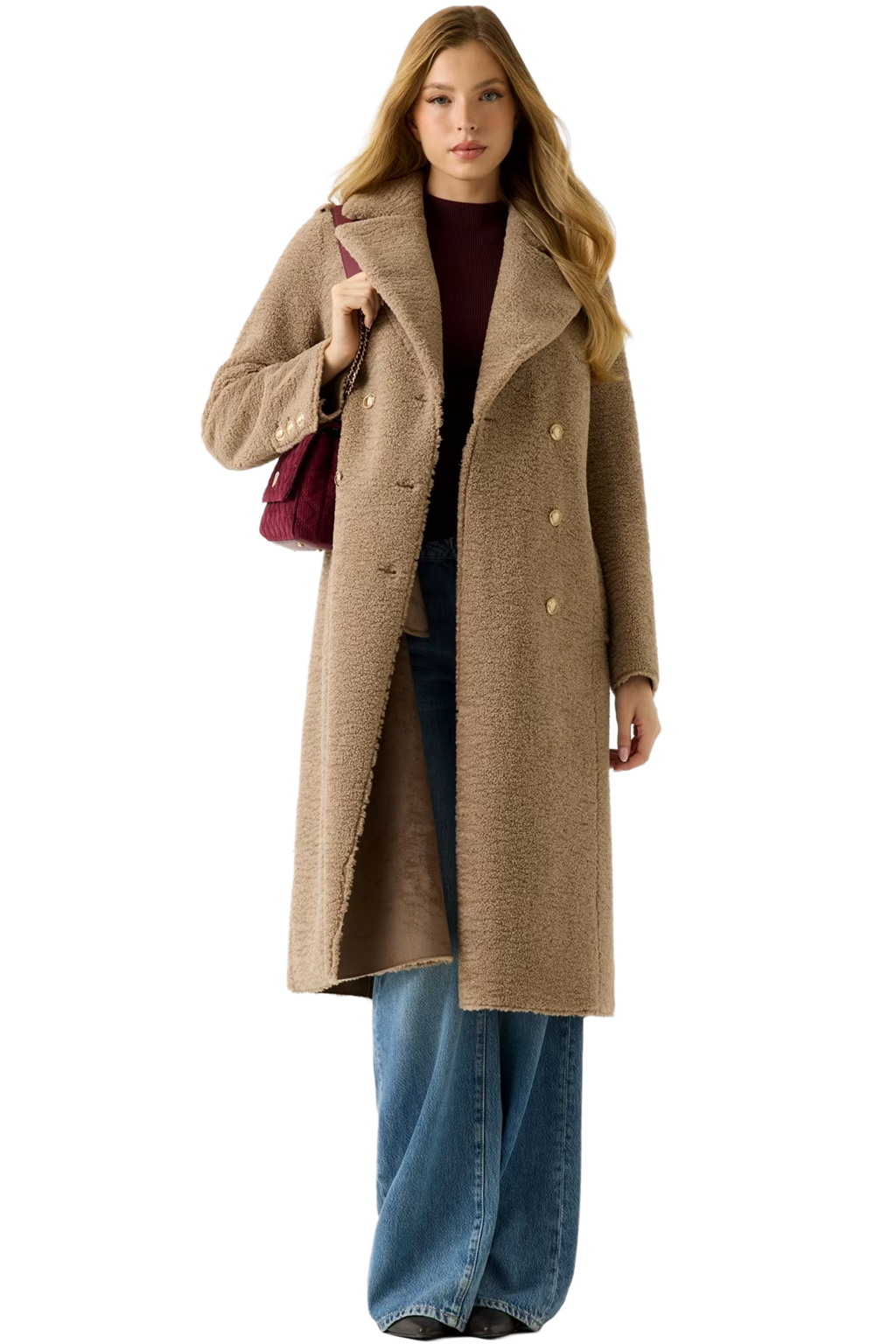 GUESS 'LAILA' ΓΟΥΝΙΝΟ ΠΑΛΤΟ ΓΥΝΑΙΚΕΙΟ W5BL62W4190-G1L7