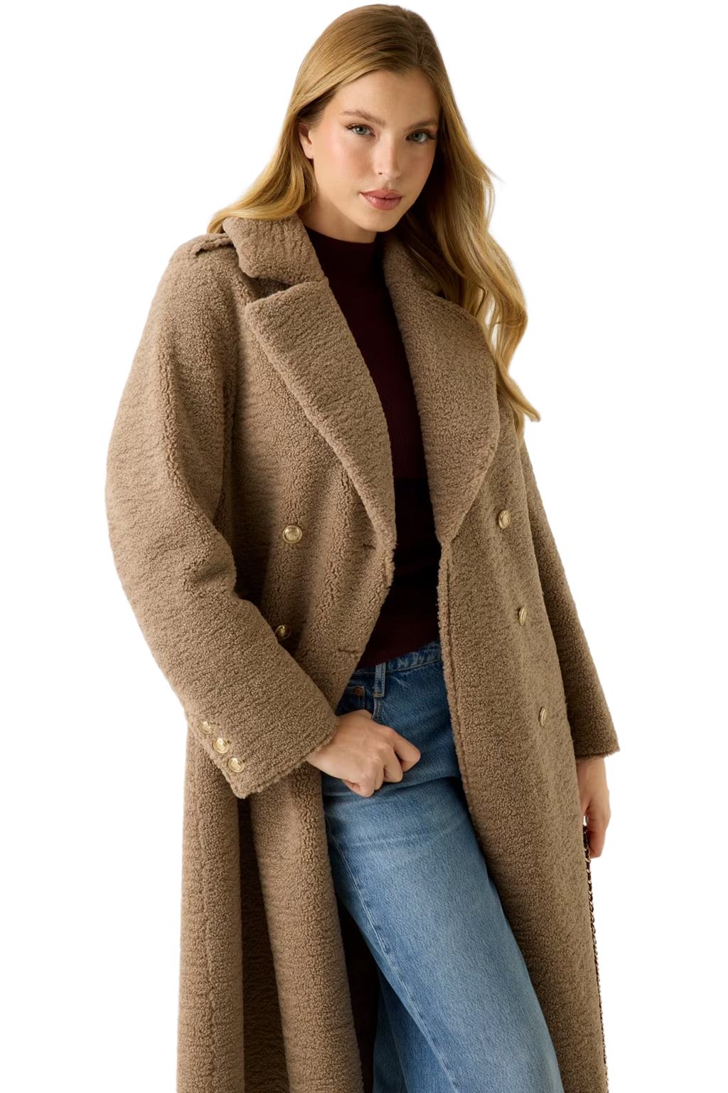 GUESS 'LAILA' ΓΟΥΝΙΝΟ ΠΑΛΤΟ ΓΥΝΑΙΚΕΙΟ W5BL62W4190-G1L7