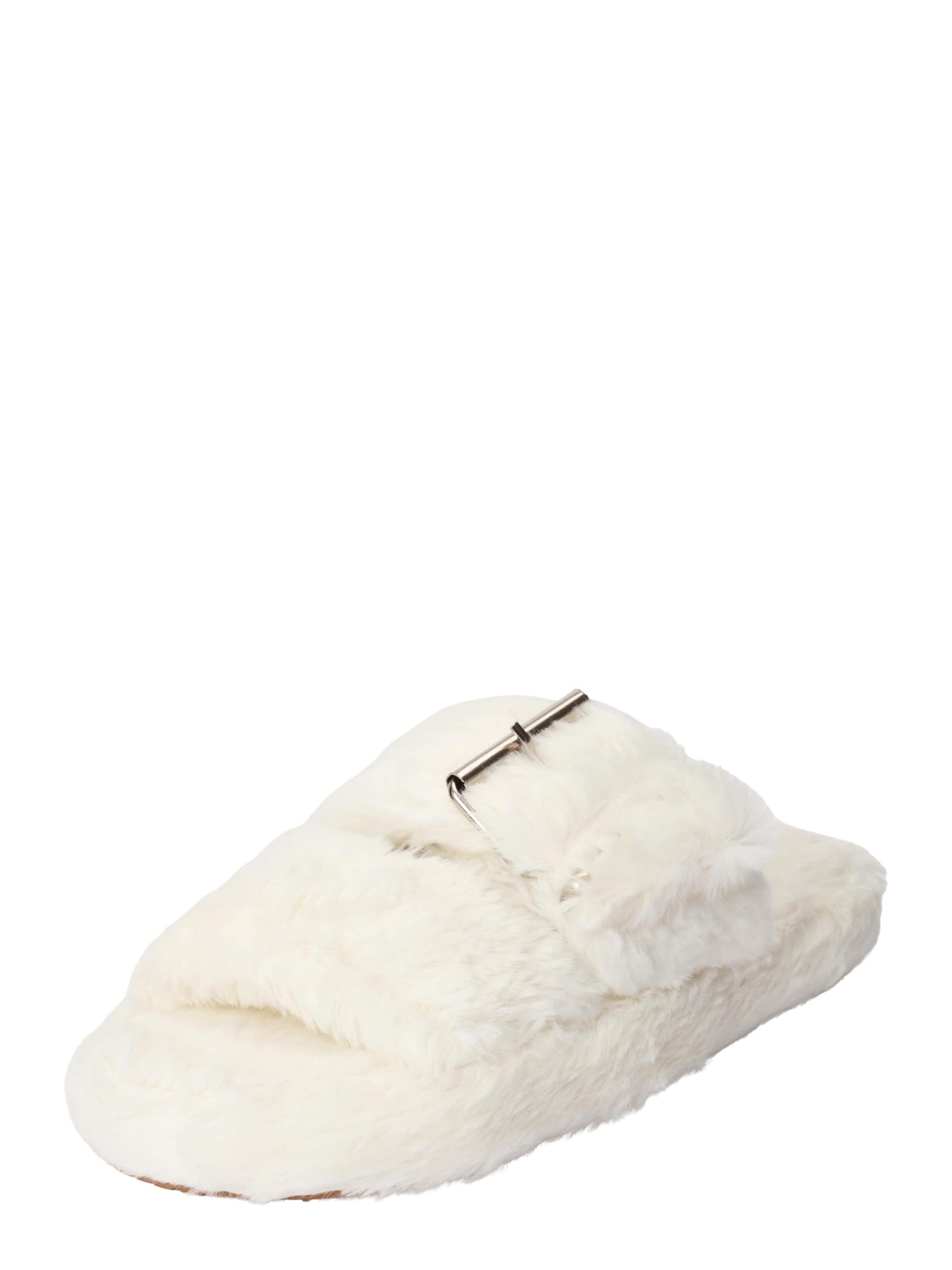 Trendyol Παντόφλα λευκό μαλλιού