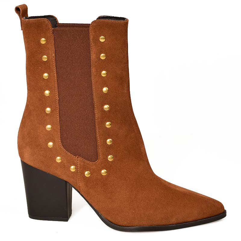 Γυναικεία Μποτάκια Marron 30681 Camel S.