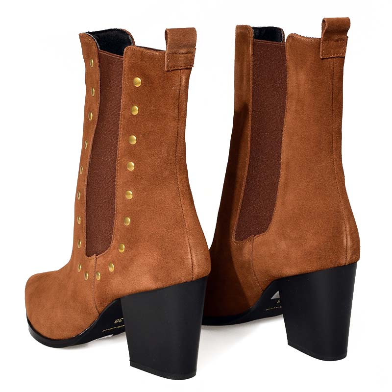 Γυναικεία Μποτάκια Marron 30681 Camel S.