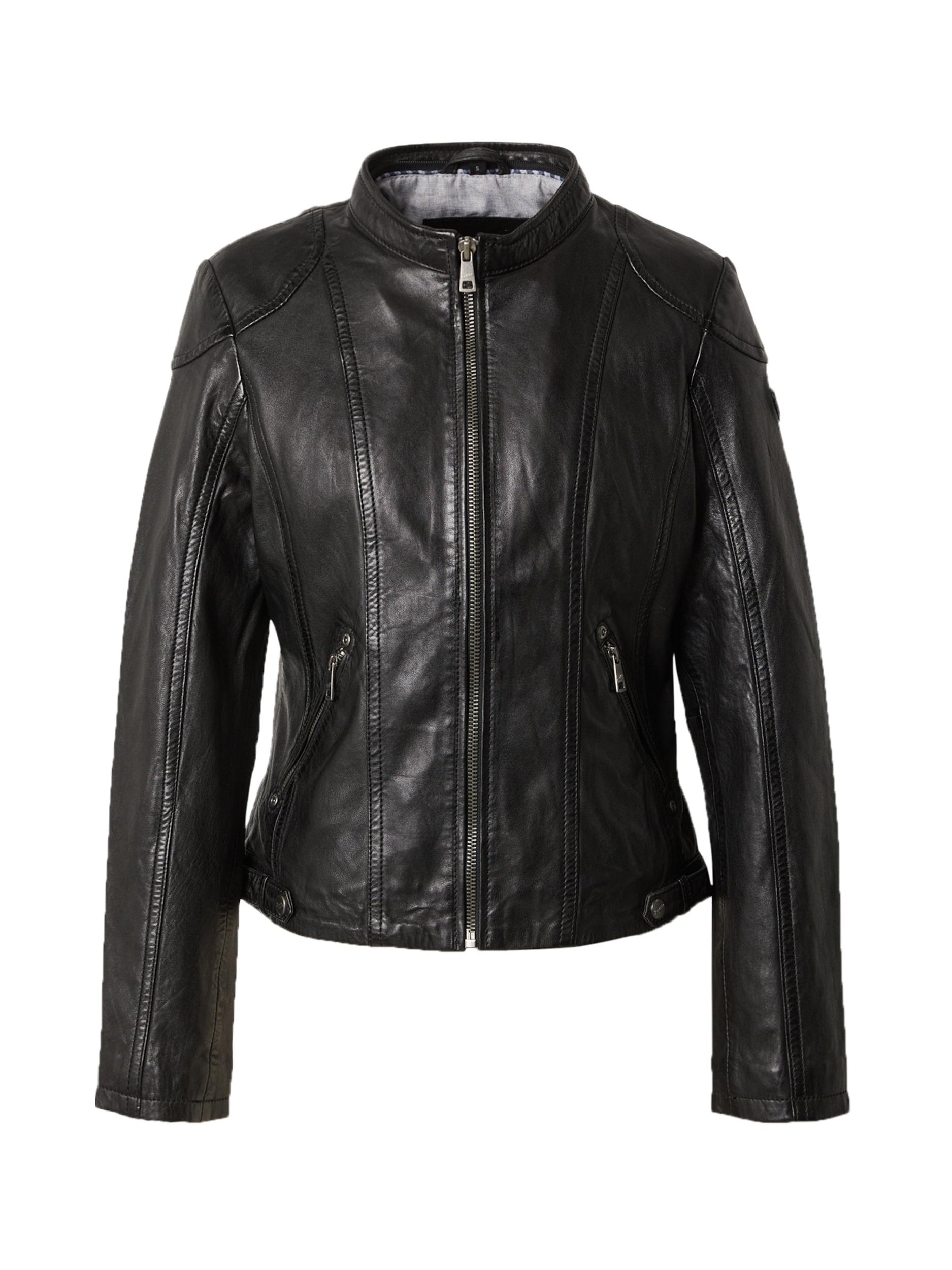 Mauritius Φθινοπωρινό και ανοιξιάτικο μπουφάν 'Ammy' ανοικτό γκρι / μαύρο