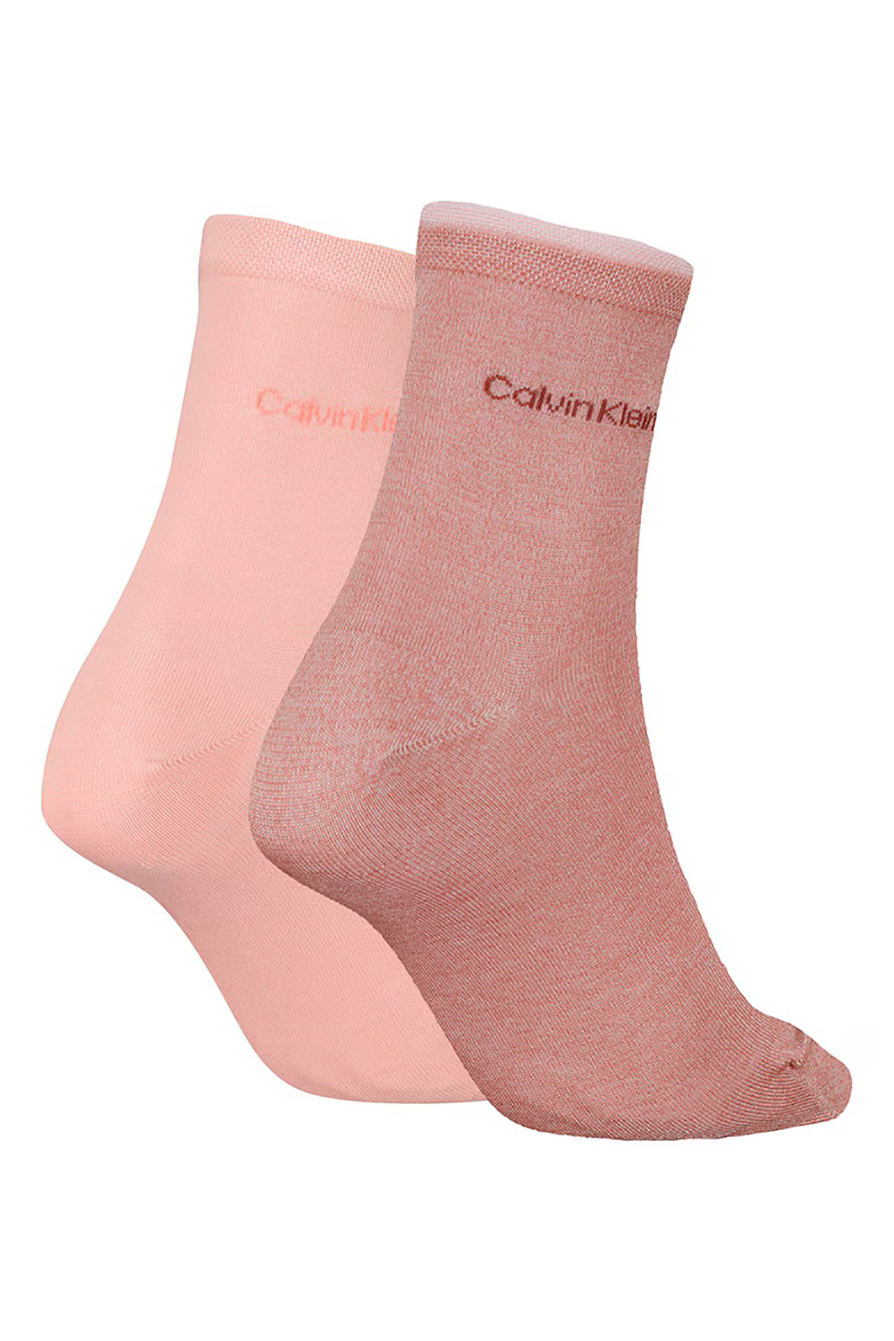 Calvin Klein γυναικείες κάλτσες ψηλές CK Women Sock Shiny Mouline (2 ζεύγη)-701229452-004