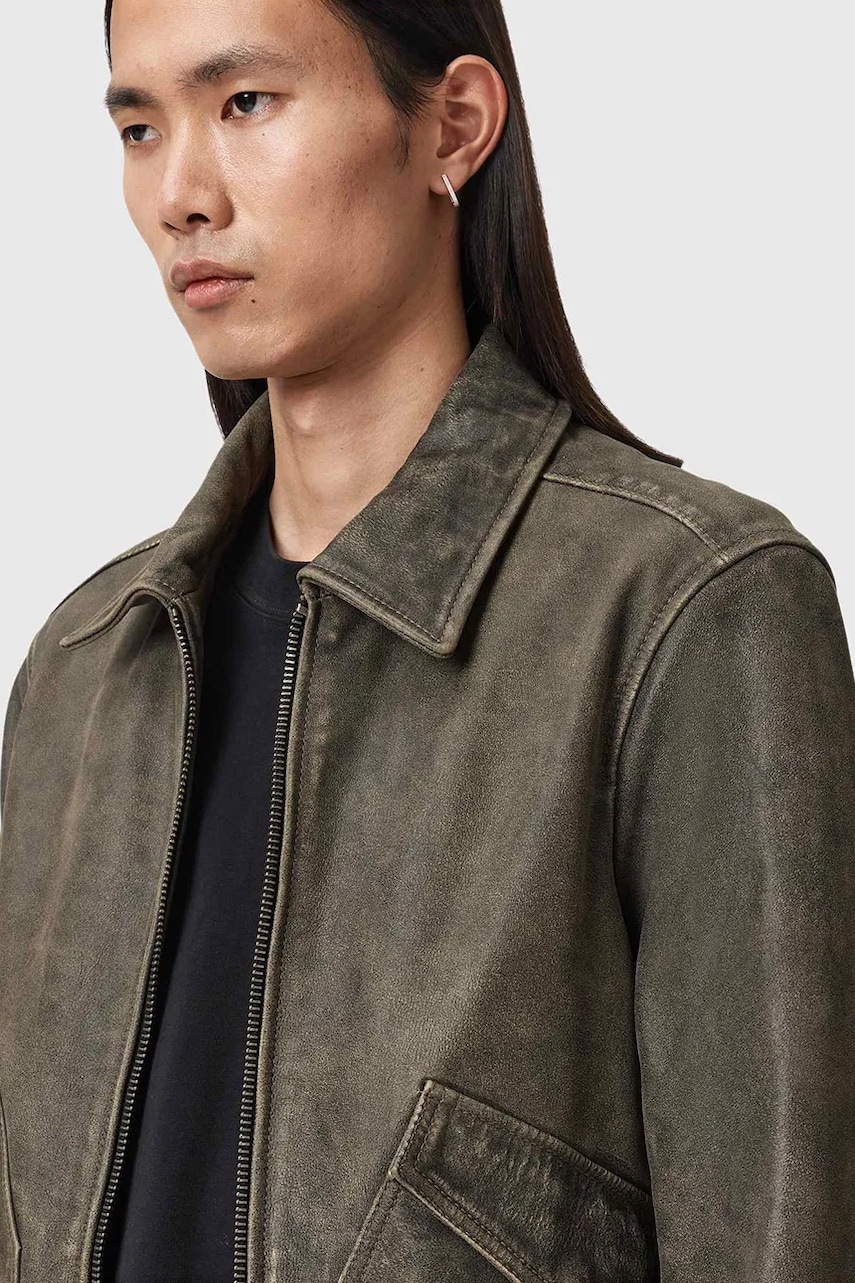 Δερμάτινο μπουφάν AllSaints MARLAND