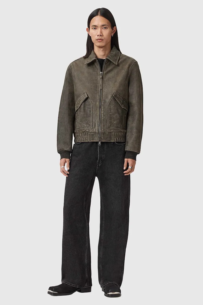 Δερμάτινο μπουφάν AllSaints MARLAND