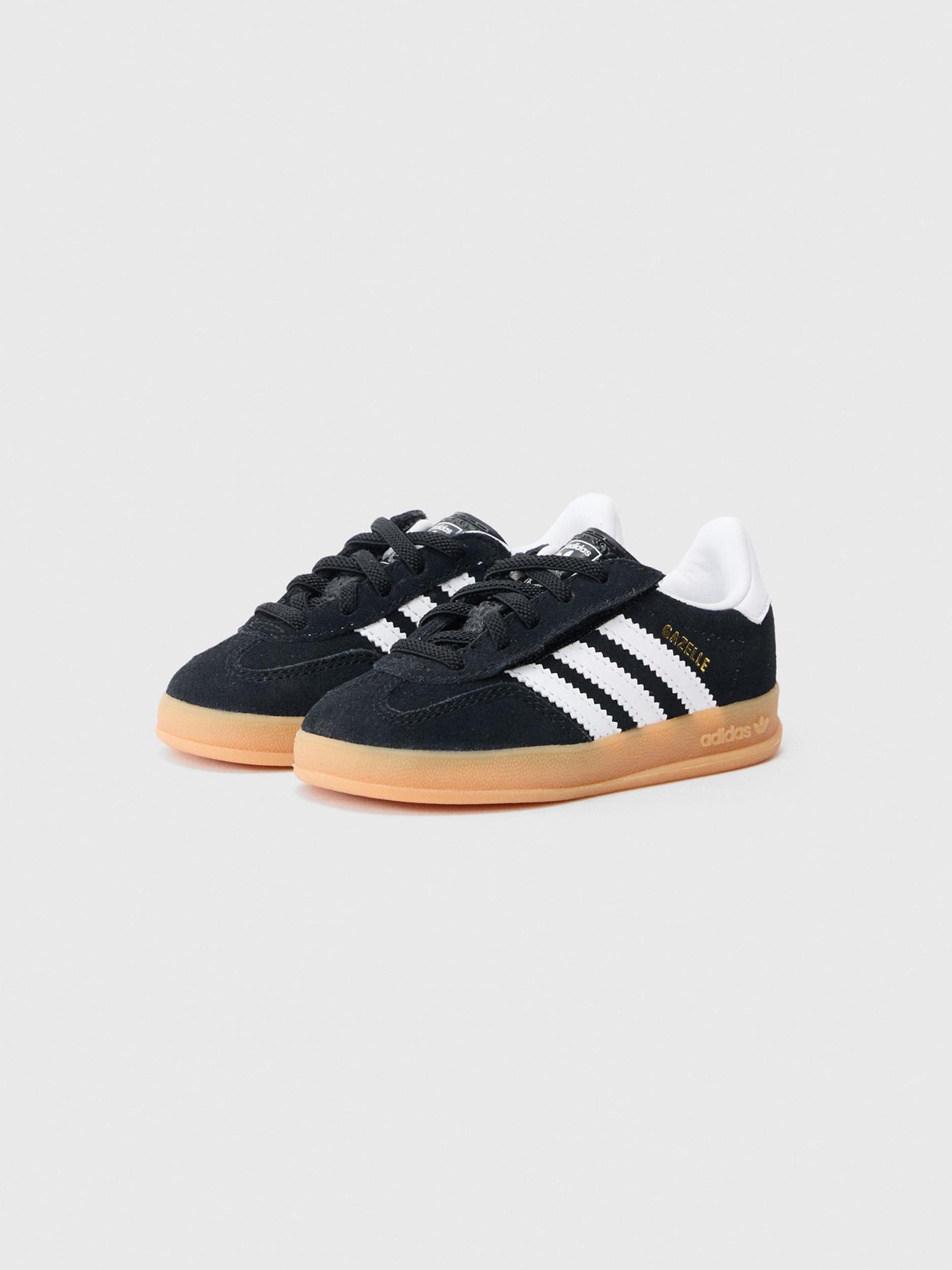 ADIDAS ORIGINALS Σνίκερ 'GAZELLE INDOOR' μαύρο / λευκό