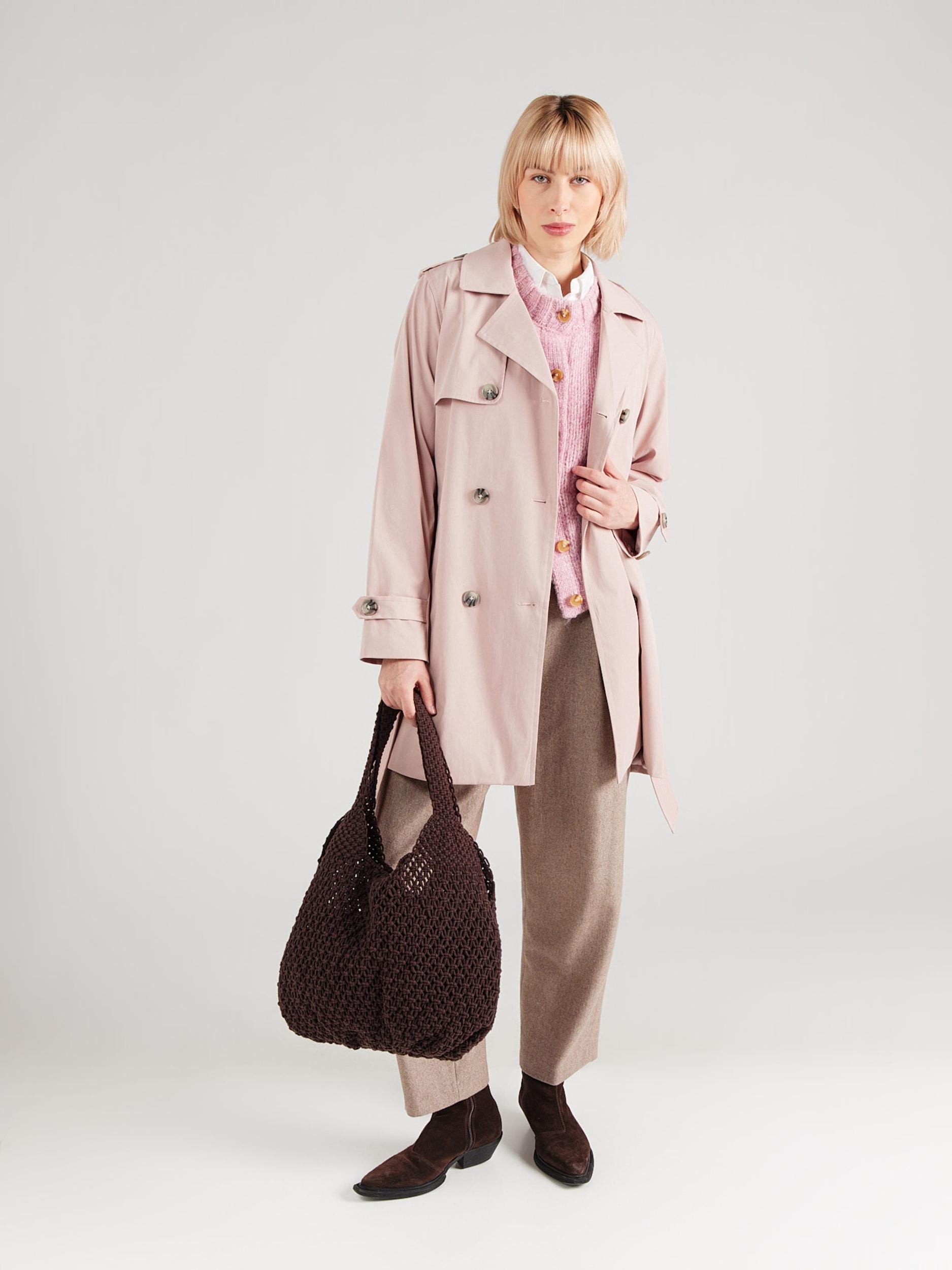 ONLY Ανοιξιάτικο και φθινοπωρινό παλτό 'ONLDisa' πούδρα