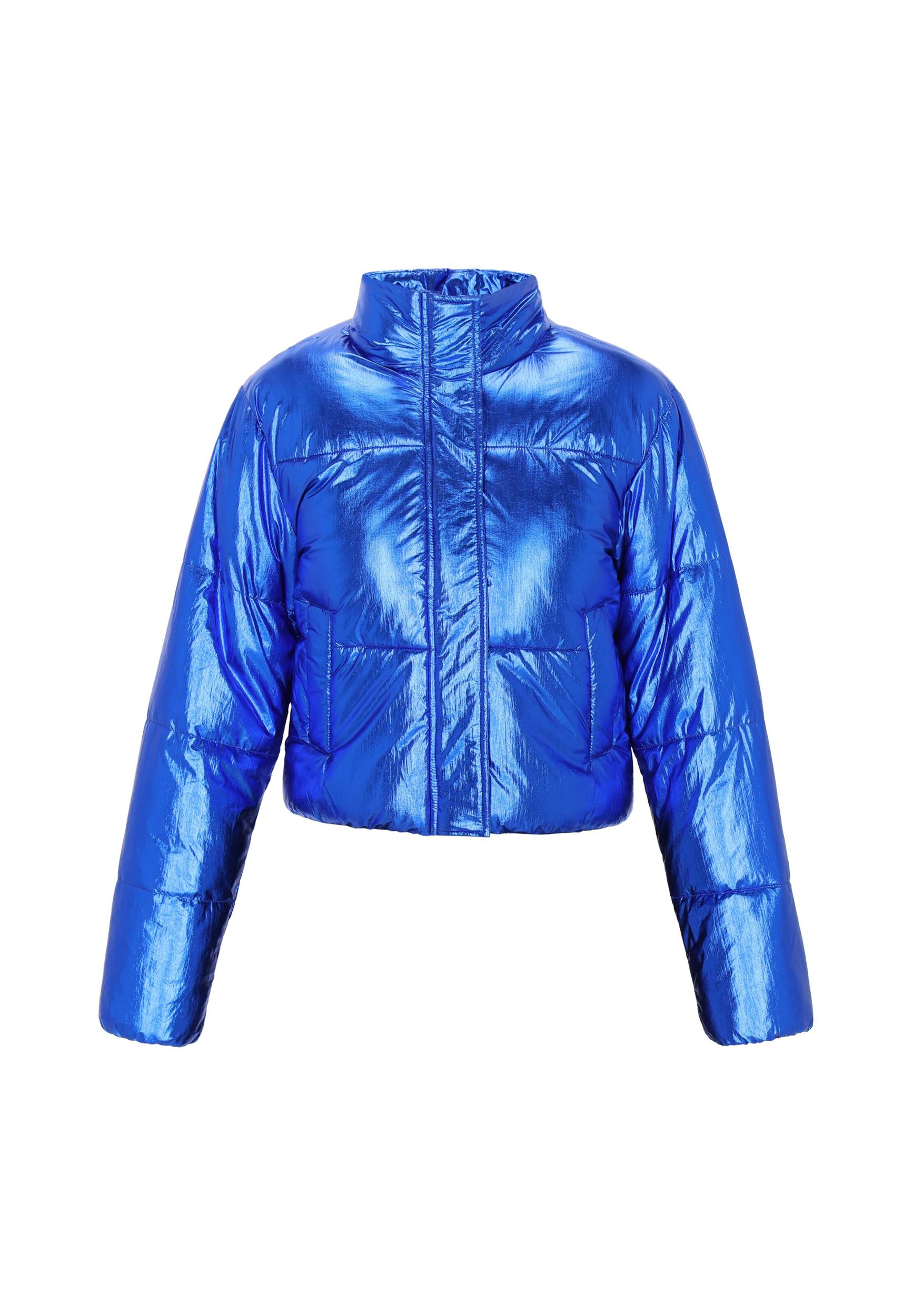 faina Φθινοπωρινό και ανοιξιάτικο μπουφάν μπλε ρουά