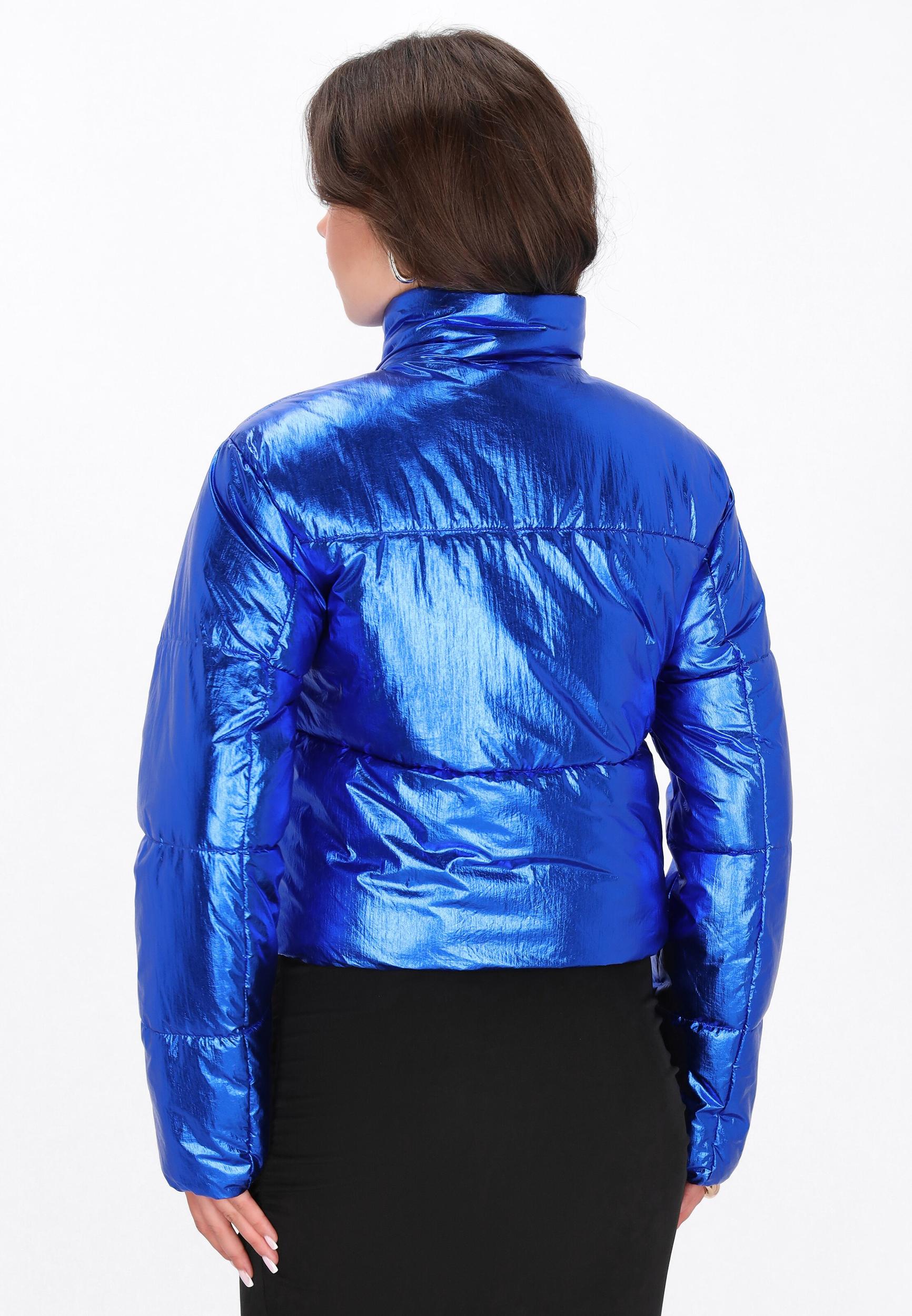 faina Φθινοπωρινό και ανοιξιάτικο μπουφάν μπλε ρουά