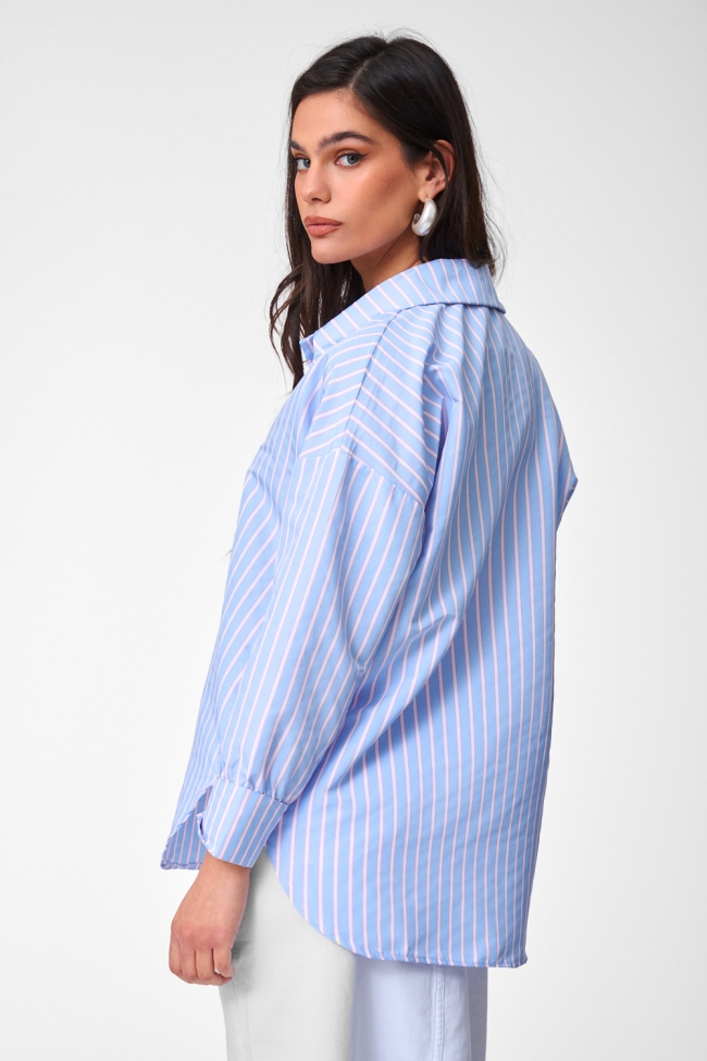 DeCoro Πουκάμισο με Ρίγα - ΣΙΕΛ